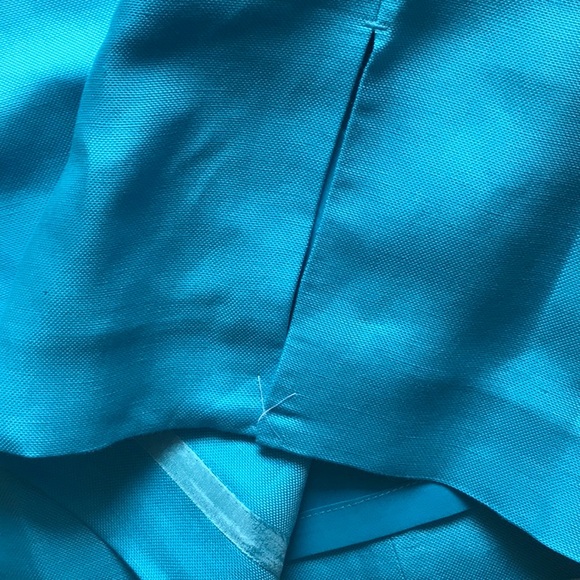 NWT J.CREW Structured linen-blend sheath dress - Picture 6 of 7